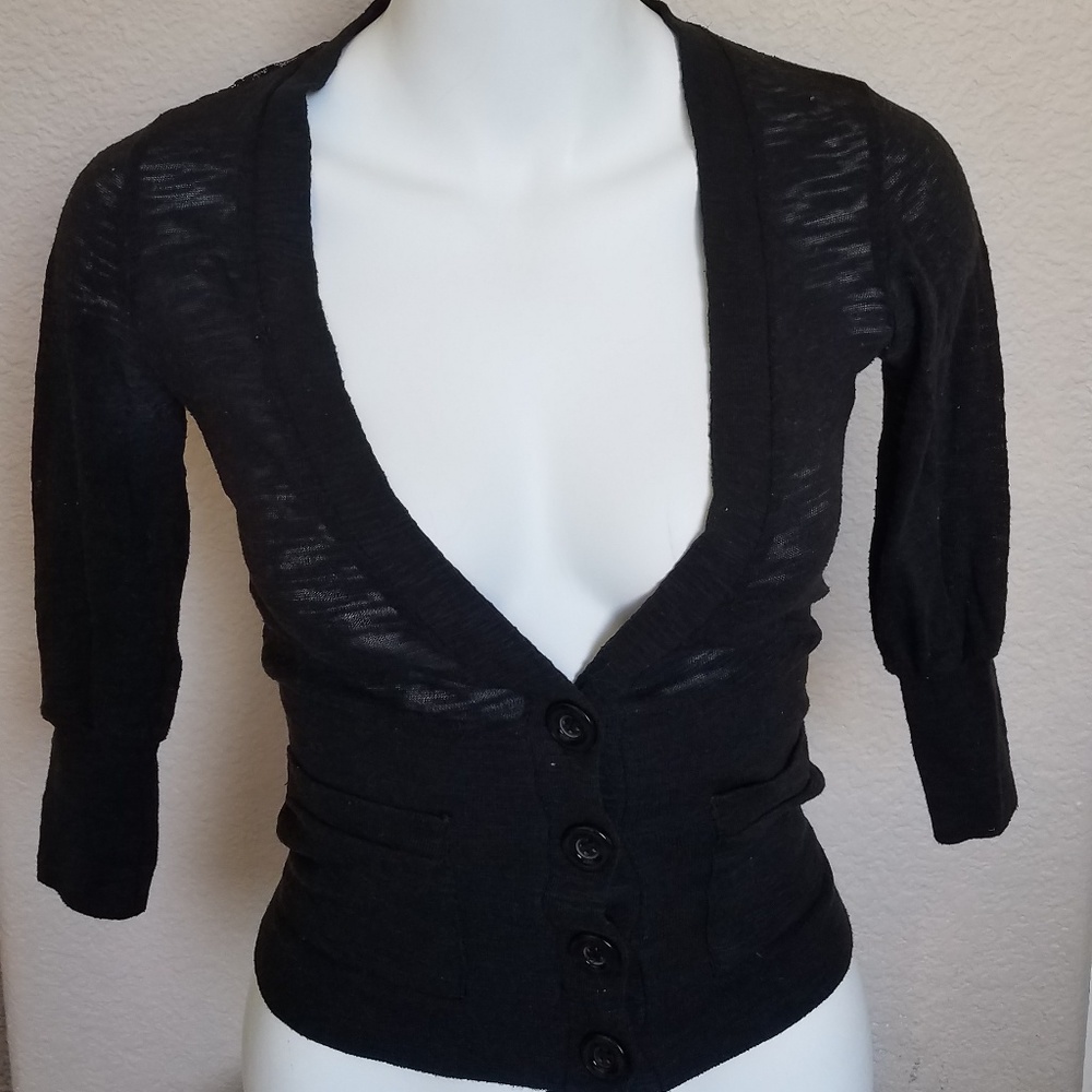 Lace back cardigan